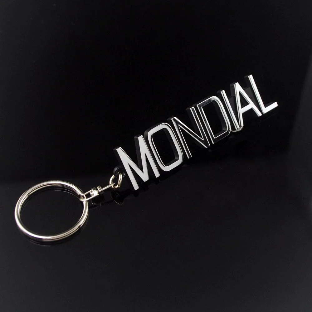 Брелок из сплава с алфавитом Стайлинг автомобиля кольцо для ключей Ferrari Global 3 2