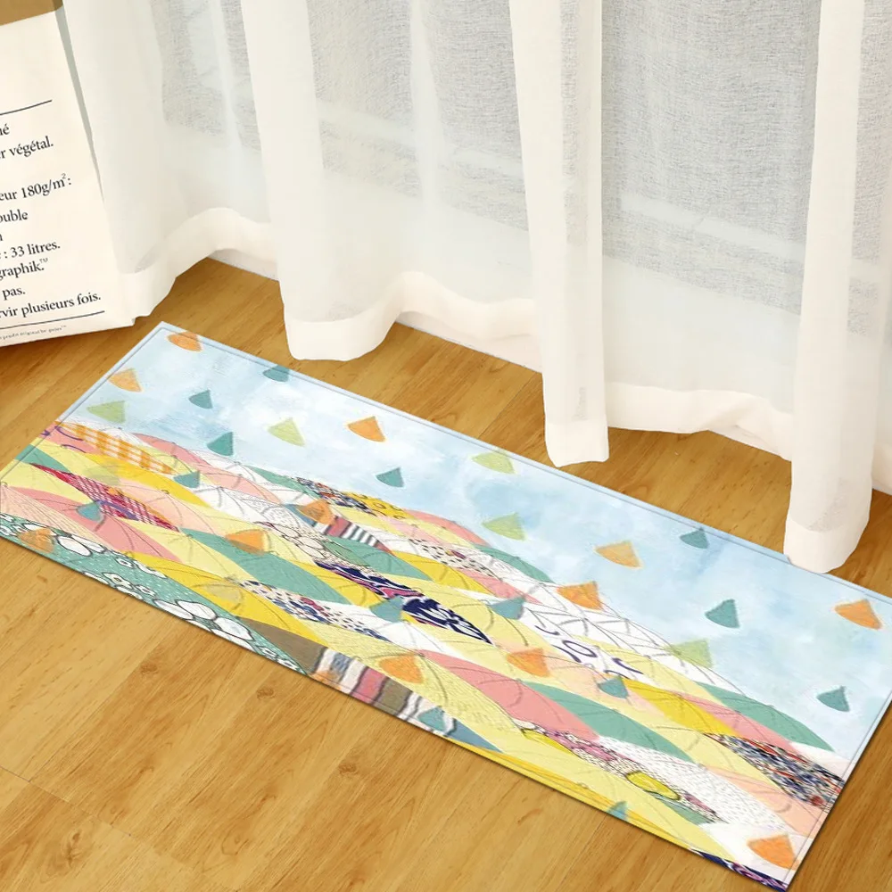 Прямоугольный Коврик Zeegle для кухни домашний декор Впитывающий пола пылезащитный
