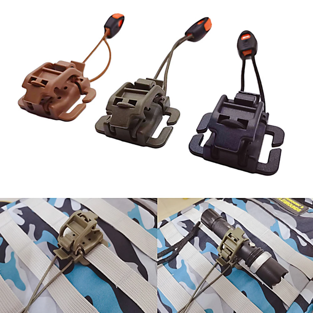 

Molle Clip Hanging Fix Buckle with Whistle Multifunctional Outdoor Backpack Camping Adventure Hiking Equipment