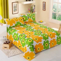 bed sheet pillowcase 3 piece set of pure cotton thick double bed single tatami cotton old coarse cloth bed sheet