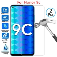 tempered glass screen protector for honor 9c case cover on honor9c honer onor hono 9 c c9 6 39 protective phone coque bag onor9c