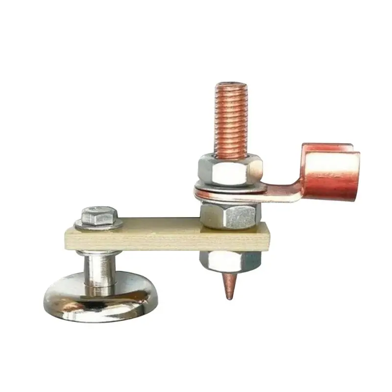 

Welding Head,Copper Tail Welding Stability Welding Ground Clamp Welding Support with Wire
