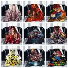 Новейшее модное мягкое фланелевое одеяло в стиле аниме рассекающее демонов всесезонное светильник кое теплое одеяло для гостинойспальни