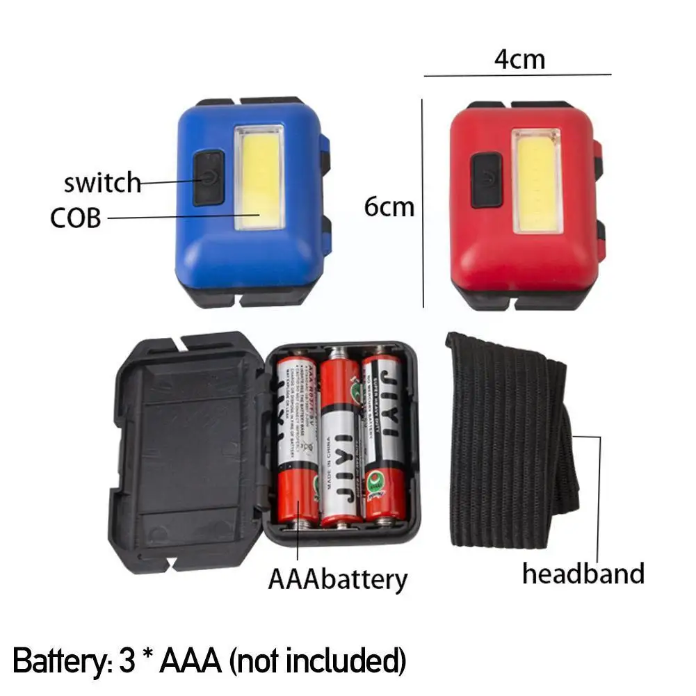 

Mini COB LED Headlamp 3 Modes Waterproof Headlight For Outdoor Flashlight Camping Lanterna Torch Head Night Fishing B2G2
