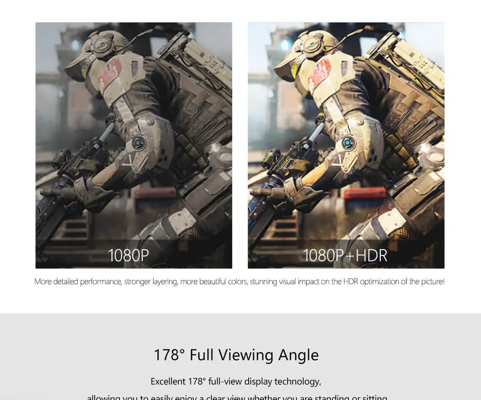 13," 15,6" 1080P HDR портативный монитор HDMI USB C Дисплей для ПК, ноутбука, телефона, PS4, переключатель, xbox HD ips экран игровой монитор