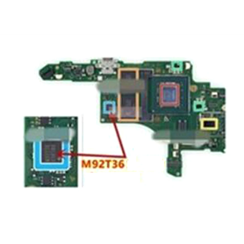 Материнская плата для NS Switch M92T36 чип зарядки аккумулятора IC M92T17 управление аудио и