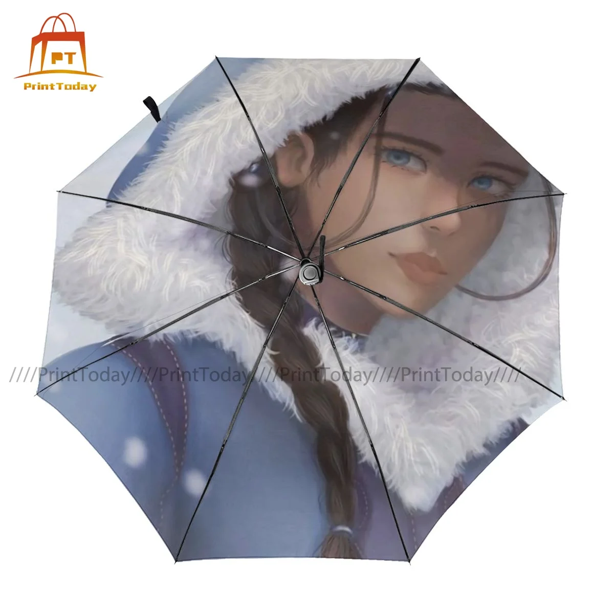 

Avatar The Last Airbender Umbrella Cool Portable Umbrella Design Backpack Wind Proof Automatic Umbrella