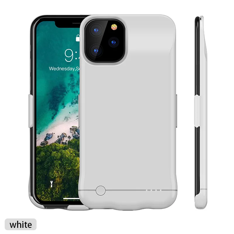 

Battery Charger Case For Iphone11 5200mAh Back Clip Battery Cover Shockproof Power Bank Case For Iphone 11 Pro