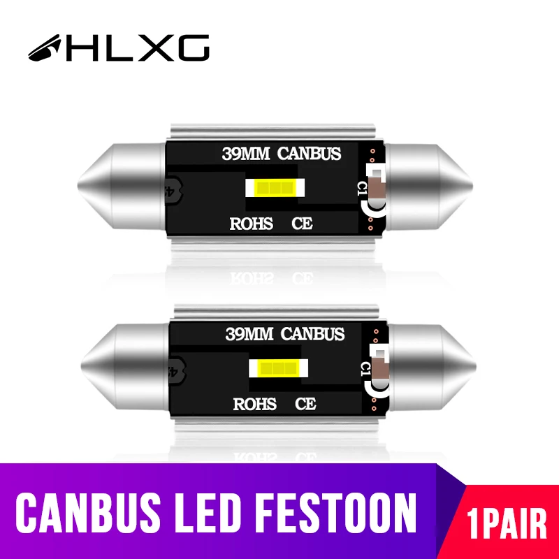 CSP 1860 Canbus Festoon c5w C10W Светодиодная лампа 31 мм 36 39 41 освещение салона автомобиля для