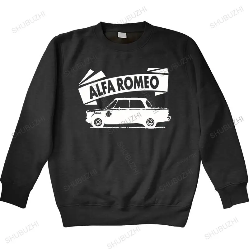 

cotton men autumn sweatshirt Alfa Romeo giulia Ti 105 series super 1300 classic car retro clothing cool hoodie Funny Top Mens