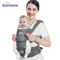 sunveno ergonomic baby carrier infant baby hipseat carrier front facing ergonomic kangaroo baby wrap sling for baby travel 0 48m