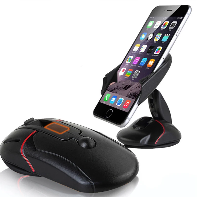 

Mobile Phone Holder Folding Mouse Shaped Mobile Phone Holder 360 ° Rotating GPS Holder Suitable For Huawei IPhone Holder