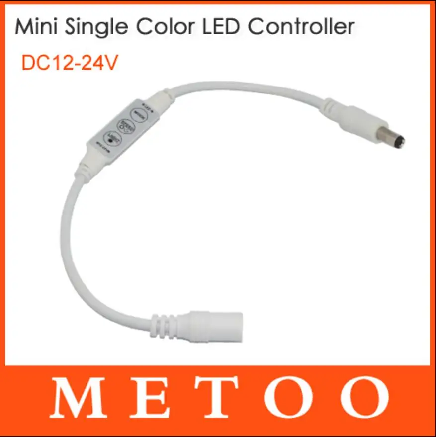 Мини контроллер с регулятором яркости 12 В постоянного тока 3 клавиши двойной