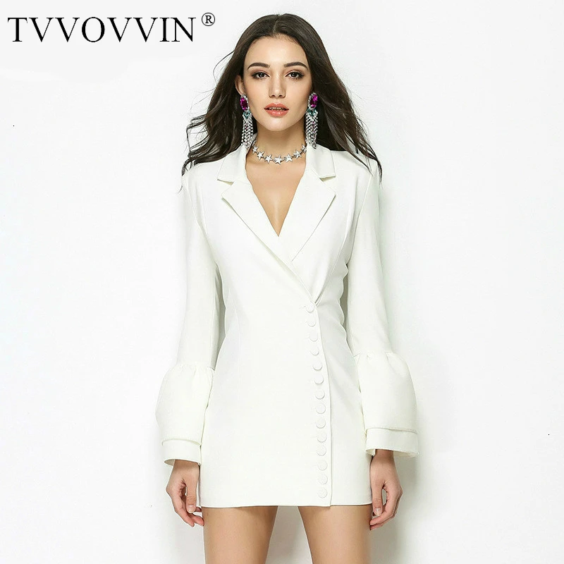 TVVOVVIN 2020 весенне осенние темпераментные небольшие свободные платья костюмы