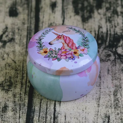 Рождественская круглая железная конфета шоколад десерт Подарочная коробка