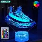 Светодиодная настосветильник лампа для кроссовок, футбола, 16 цветов
