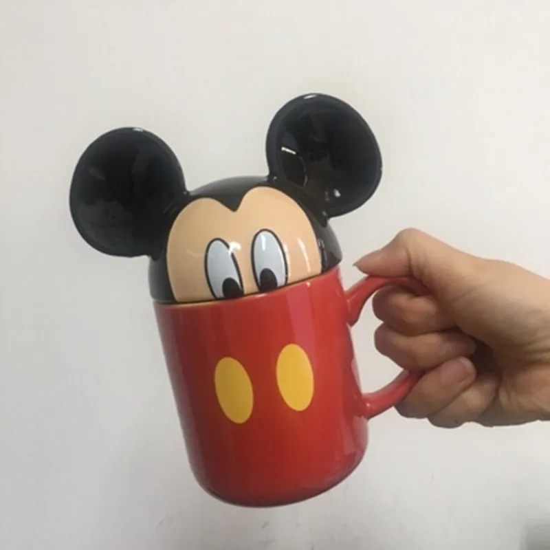 330 мл 3D Дисней мультфильм Микки Минни керамическая чашка домашний офис кружки для женщин дети переносной стакан мода красивая кружка подарки