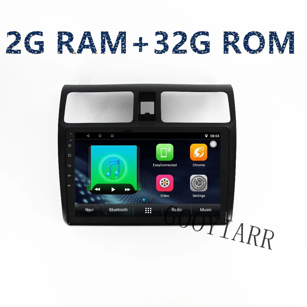 1din 10 дюймовый автомобильный радиоприемник четырехъядерный Android мультимедийный