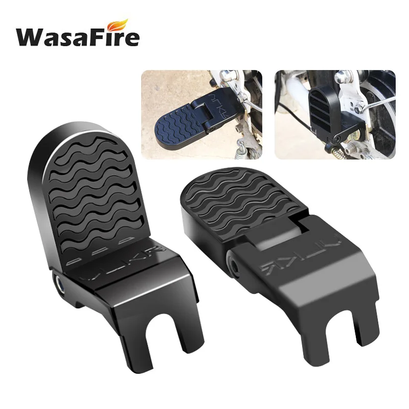 

Hot Sale Bike Pedal Bicycle Back Axle Cylinder Foot Lever Mountain Bike Outdoor Accessory Practical Electric Bike Folding pedal