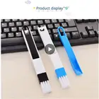 Щетка для чистки 2 в 1, туалетный очиститель углов, пластиковый полезный зазор для окон, очиститель для слотов, маленькая щетка для уборки дома