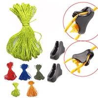 reflective paracord tent cord rope camping awning rope runner guy line tent fastener wind rope buckle triangle fastener stopper