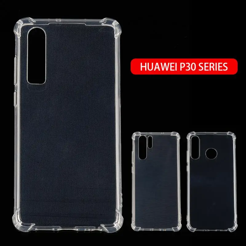 

Clear Protective Case For Huawei P30 P30 Pro P30 Lite Cover Shockproof Protective Cases Cover Shell Transparent Silicone Case