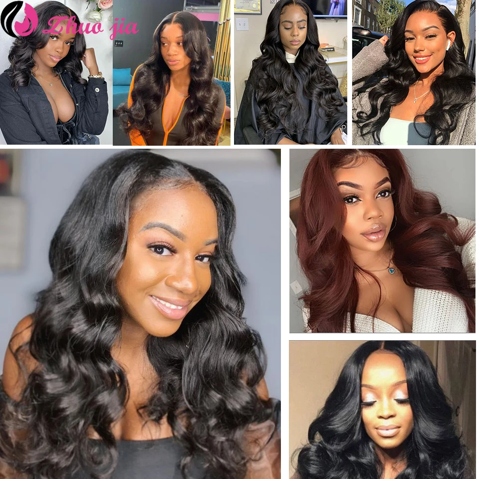 

Body Wave Wig 4x4/5x5 Lace Closure Wig Human Hair Wigs For Black Women Pre Plucked 250 Density Brazilian HD Transparent Lace Wig