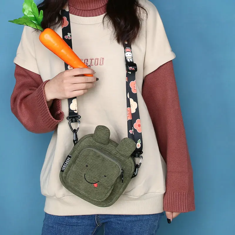 Оригинальный дизайн милая сумка-мессенджер с кроликом Женская осенне-зимняя
