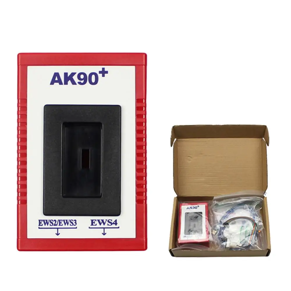 AK90 plus для BMW V3.19 + OBD2 автомобильный ключевой программатор CAS/EWS с 1995-2009 инструмент