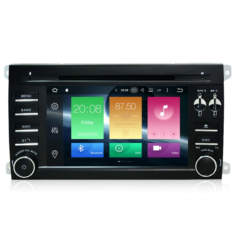 DVD-проигрыватель для автомобиля Android 9 0 7 дюймов Porsche Cayenne с восьмиядерным