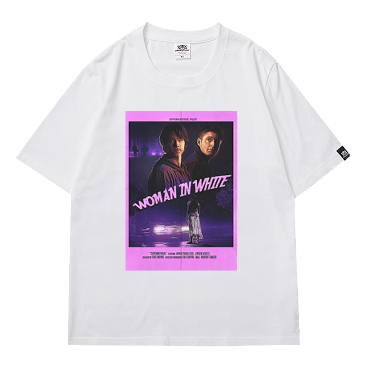 

Supernatural Gothic Women's T-shirt O-Neck Women 2021 Summer T Shirts E Girl Street Print Tops Tees Oversized T-shirt Casual Tee