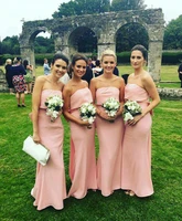simple strapless bridesmaid dresses with bow long maid of honor gowns zipper back wedding guest dress %d1%81%d0%b2%d0%b0%d0%b4%d0%b5%d0%b1%d0%bd%d0%be%d0%b5 %d0%bf%d0%bb%d0%b0%d1%82%d1%8c%d0%b5 %d9%81%d8%b3%d8%a7%d8%aa%d9%8a%d9%86 %d8%a7%d9%84