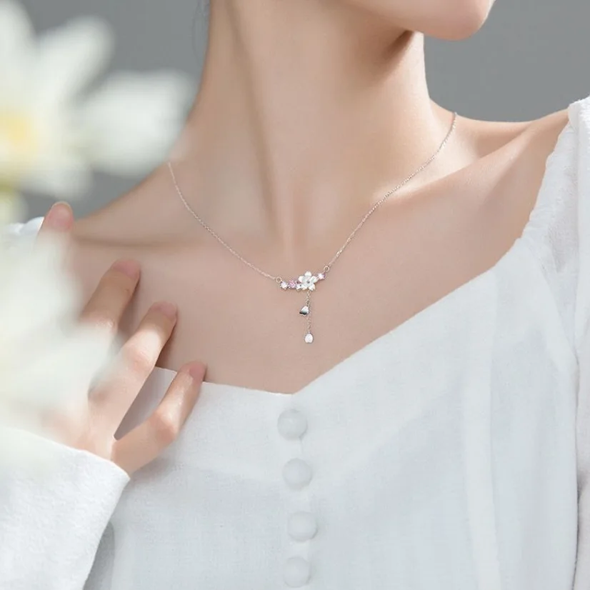 Новые модные серебряные Цвет покрытием с цветным принтом рисунком вишни для