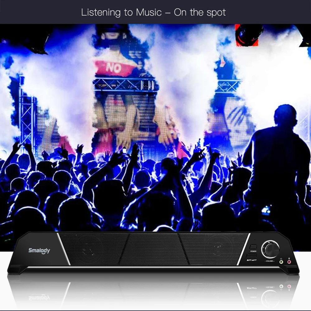 Computer Speaker Home Theater High Power Sound Blaster USB Audio Dual Speaker Subwoofer Multimedia Speaker HIFI Power Speaker