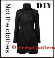 mccall pattern clothing diy overcoat sewing pattern coat sewing template cutting drawing bfy 9