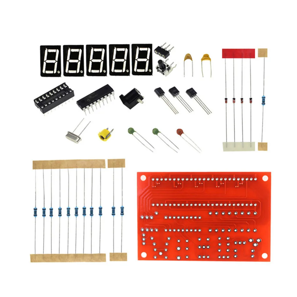 1Hz-50MHz Crystal Oscillator Frequency Counter Tester DIY Kit 5 Digits High Precision LED Digital Meter Module | Инструменты
