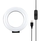 3.6 светодиодных кольцевых ламп, светильник ПА для видеосъемки и фото, внутренний светильник, подарок на Рождество, универсальная лампа для селфи, объектив мобильного телефона, портативная вспышка