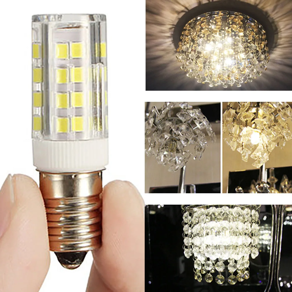 

E14 Replace Halogen Living Room Home Decoration 5W No Flicker Ceramics Indoor Corn Light Super Bright AC220V 51LED
