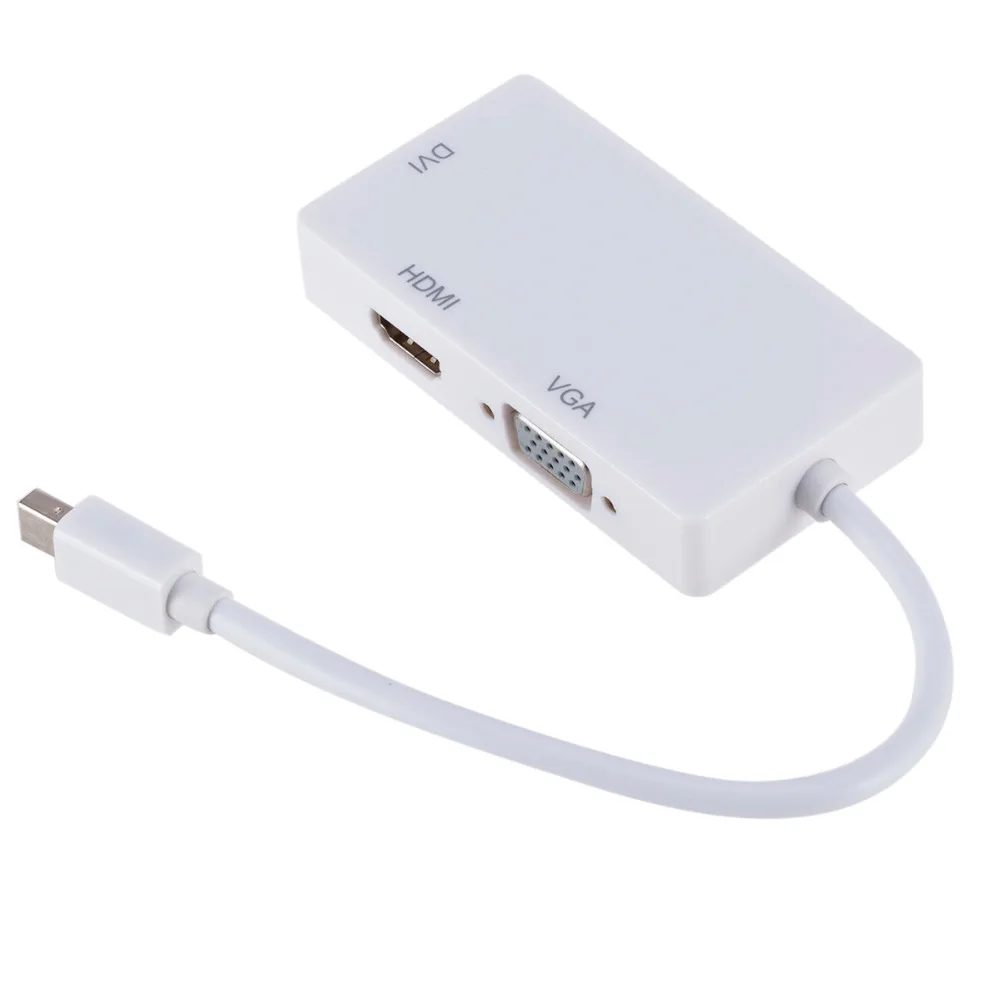 Asunflower мини дисплейный Порт Thunderbolt DP к HDMI VGA DVI адаптер конвертер кабель для IMac Mac Mini Pro Air Book для монитора ТВ