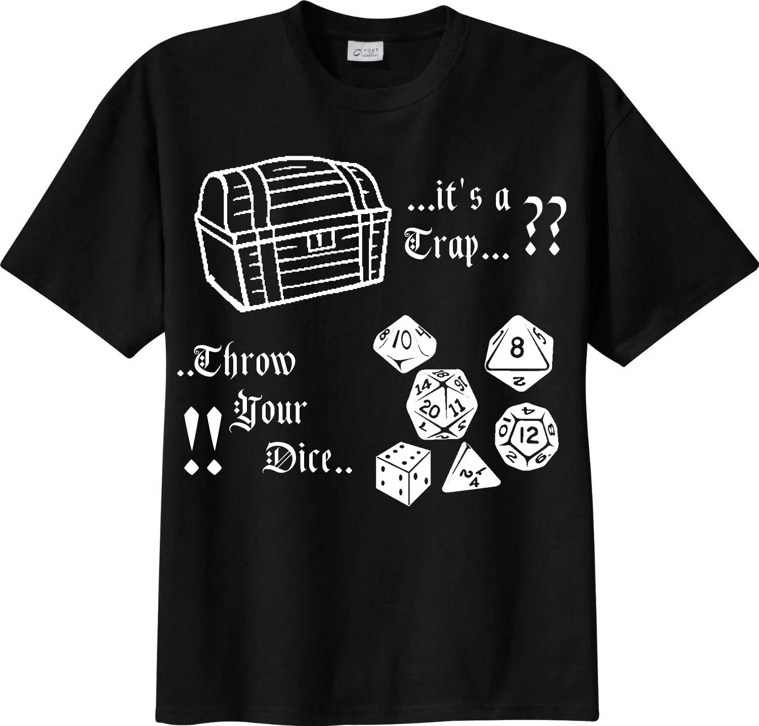Футболка мастер подземелье ловушка d &amp Подземелья и Драконы кости РПГ футболка