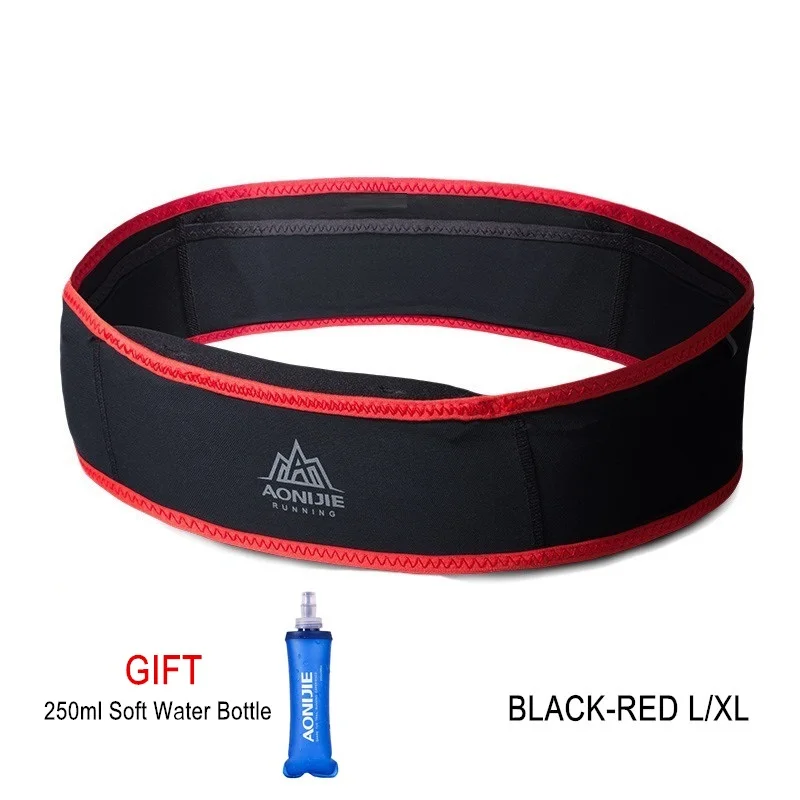 Black-Red LXL new AONIJIE W938, тонкая сумка для бега, бега, поясная сумка, сумка для путешествий, денежная тропа, марафон, для спортзала, тренировки, фитнеса, 6,9 дюймов, держатель для мобильного телефона - Цвет: Black-Red LXL new