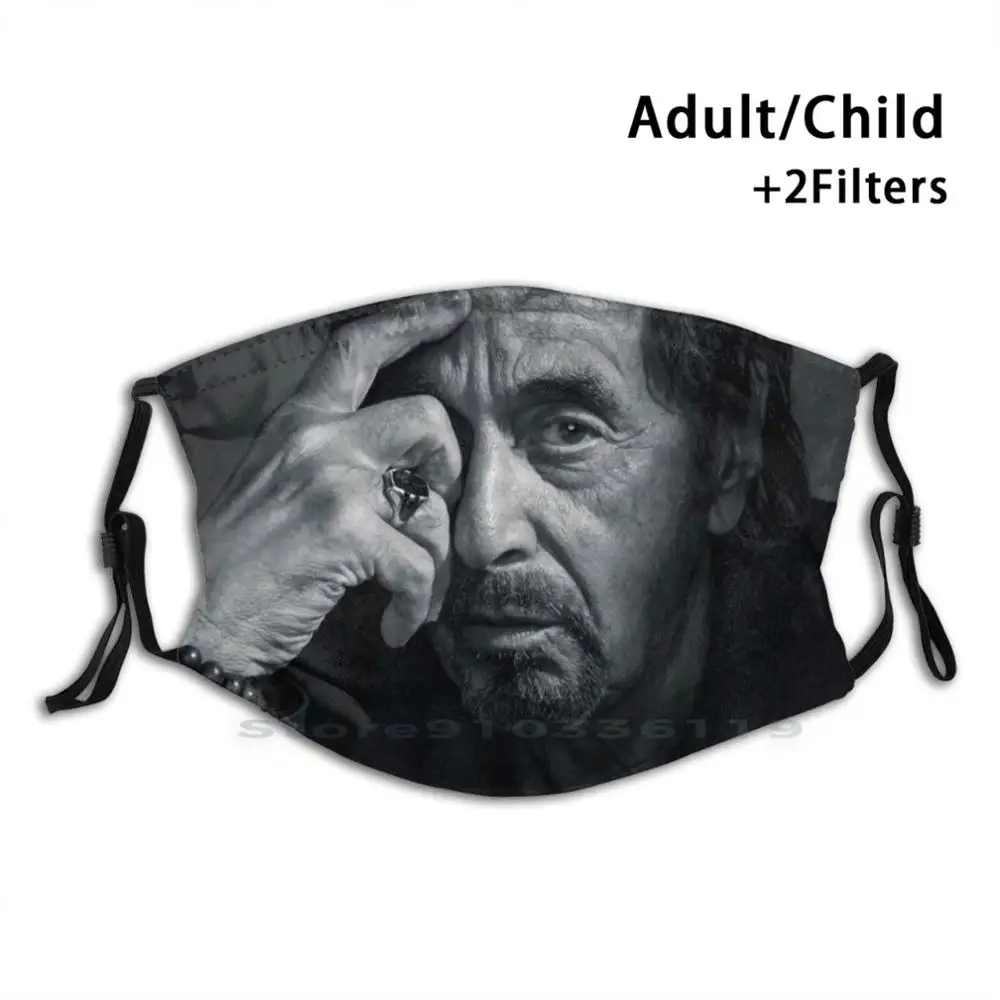 

Al Pacino Design Anti Dust Filter Washable Face Mask Kids Al Pacino