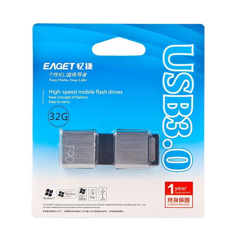 Eaget F90 USB3.0 флеш-накопитель 256 ГБ 128 Гб 64 ГБ 32 ГБ 16 ГБ флеш-накопитель водостойкий флеш-накопитель карта памяти USB