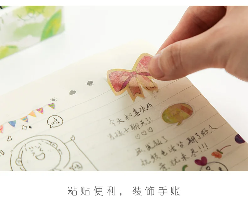 10 шт./компл. милый Единорог лента Washi Kawaii Голубой океан декоративная клейкая лента цветок малярный скотч для Скрапбукинг фотоальбомы