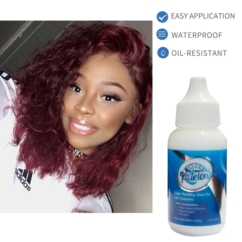38 ml wig katelon bonding Glue Invisible Adhesive With 1 Bottle 30 Remover For Lace Wig | Шиньоны и парики