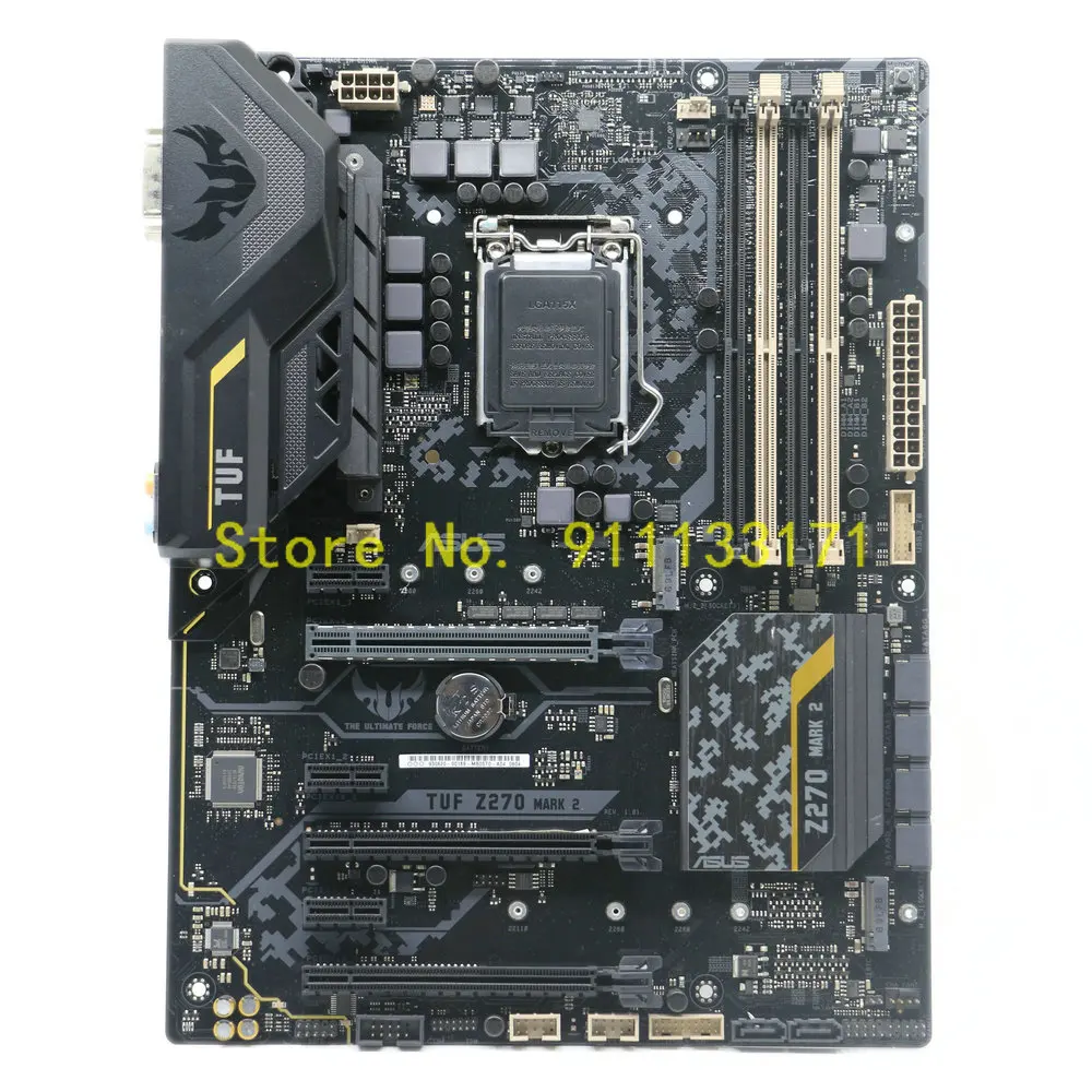 Для ASUS TUF Z270 MARK 2 рабочего Материнская плата разъем LGA 1151 DDR4 64 Гб PCI E3.0 M.2 Intel