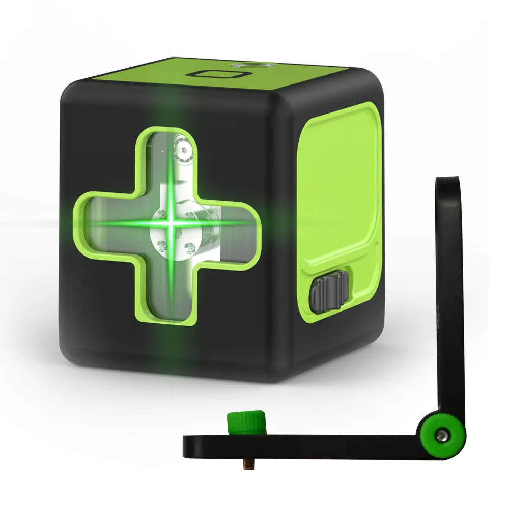 

Лазерный уровень высокой яркости, 4 ° нивелир с вертикальными и горизонтальными линиями, с железной доской и настенным кронштейном