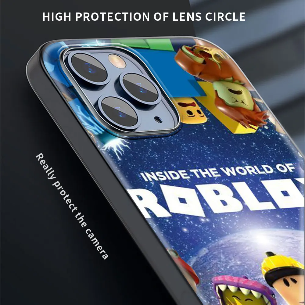 hot robloxes game phone case for iphone 8 7 11 12 pro max x xs xr xs max se 2020 12 mini plus back silicone coque capa free global shipping