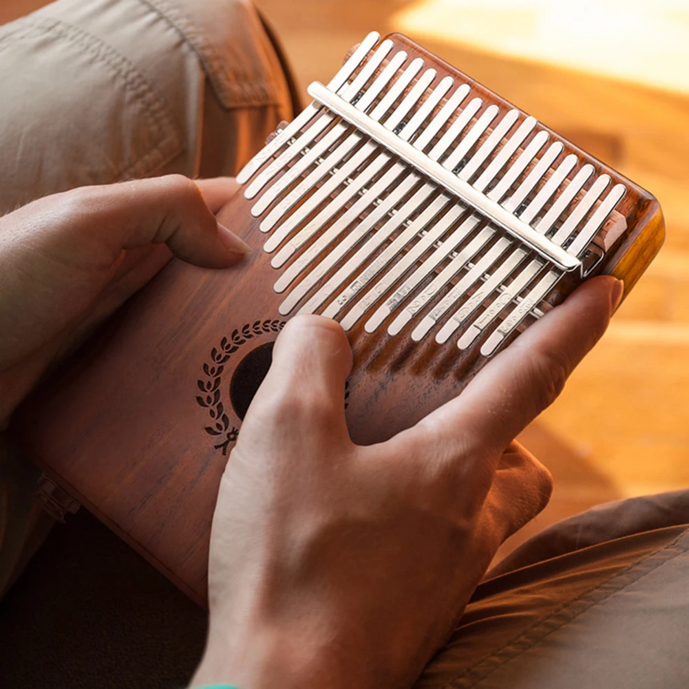 17 клавиш EQ kalimba акации большой палец пианино звено динамик электрический датчик
