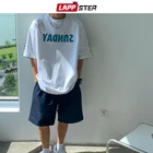 Футболка LAPPSTER мужская с забавным графическим принтом, дизайнерская уличная одежда в стиле Харадзюку, винтажная рубашка в стиле хип-хоп, Kpop, лето 2022